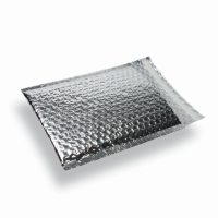 Zilveren bubbel envelop Zilveren bubbel envelop