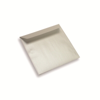 Farvet papir Konvolut 155 mm x 155 mm Perlehvid