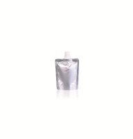 Spouted pouch ø10mm 80 mm x 100 mm Silver
