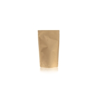 LamiZip Kraftpapier Standbodenbeuteln mit Ventil 120 mm x 210 mm Braun