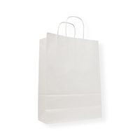 Kraftpapiertragetäschen 540 mm x 500 mm Weiss
