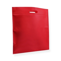 Non Woven Carrier Bags 400 mm x 450 mm Red