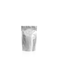 Lamizip Colour Stand Up Pouches 3.74 inch x 5.91 inch Silver