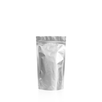 Stand up pouch 100 mm x 195 mm Silver