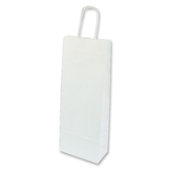 Paper Wine bag 150 mm x 400 mm White