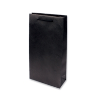 Sacs Papier Kraft pour Bouteilles 200 mm x 380 mm Noir