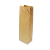 Paper Wine bag 120 mm x 400 mm Brown
