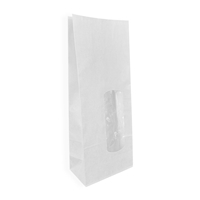 Blokkbunnspose 105 mm x 275 mm Hvit