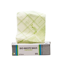Composteerbare afvalzakken 10 L 430 mm x 440 mm Groen