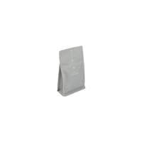 Boxpouch Grey LDPE with Valve 110 mm x 180 mm Grå