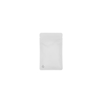 Flat bag recyclable with gripclosure 80 mm x 130 mm White
