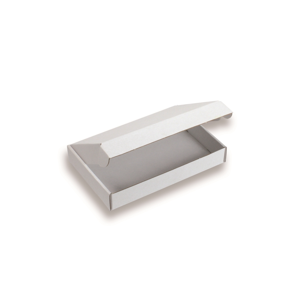 Folding bokse 180 mm x 120 mm Hvid