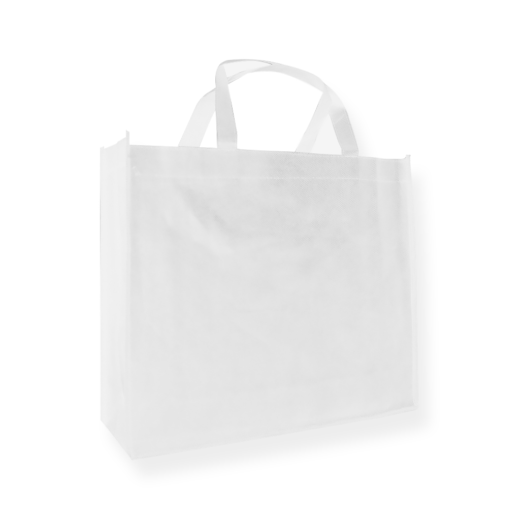 Non Woven draagtas 400 mm x 350 mm Wit