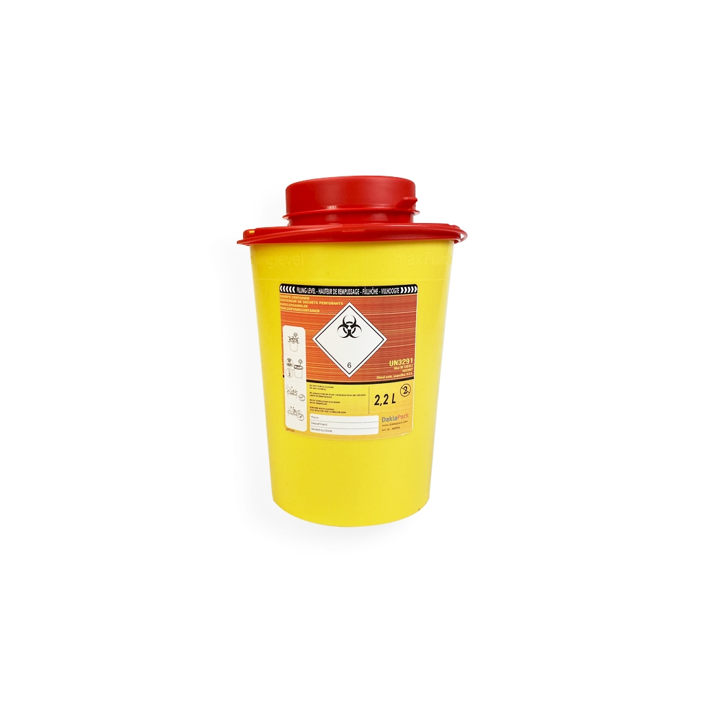 Daklapack Kanylebeholder VITAL 2,2 ltr. Gul
