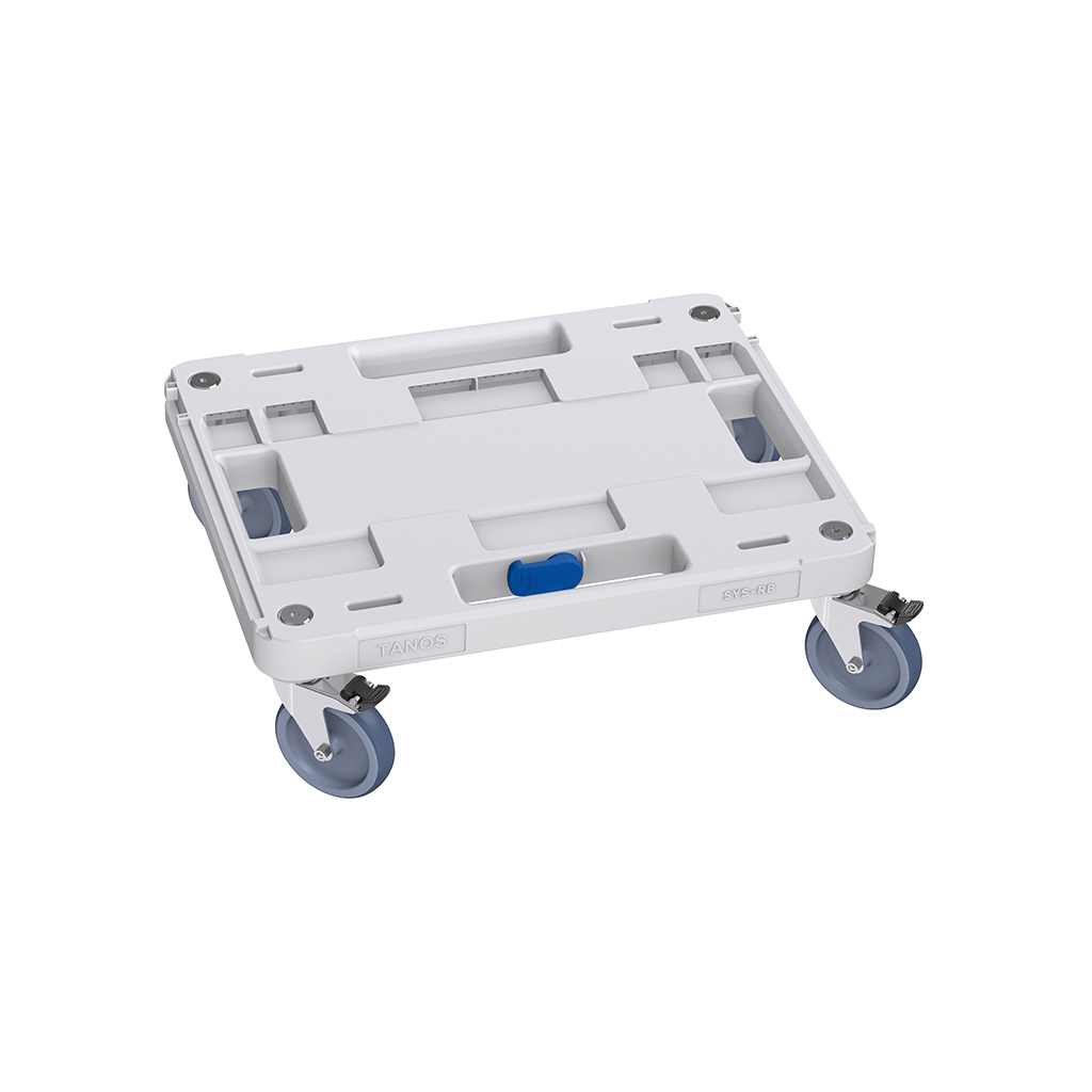 Rolplateau mødte hjul "SYS-CART-RB" Light grey