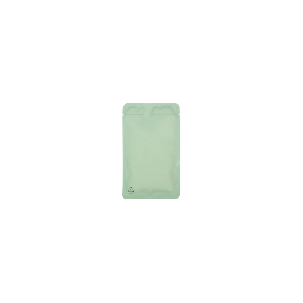Sachet 3 soudures Recyclable 70 mm x 110 mm Vert