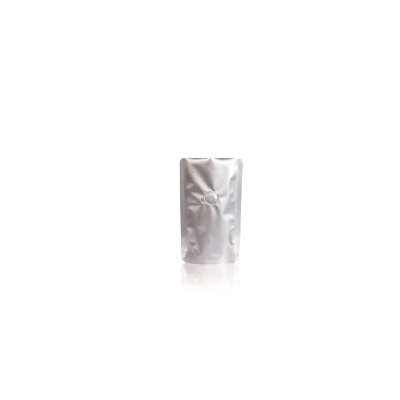 Lami Pouch with Valve 3.54 inch x 5.71 inch Silver
