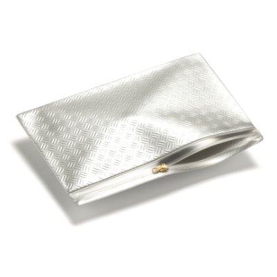 Pochette PVC refermable A5/ C5 Argent