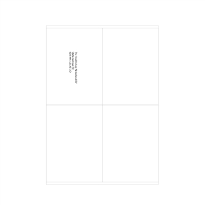 Etiketter A4/ C4 Vit