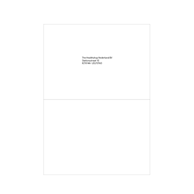 Etiketten A4/ C4 Weiss