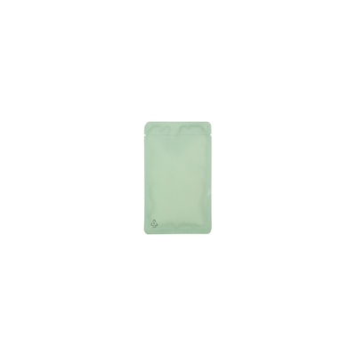 Genanvendelig flade pose 70 mm x 110 mm Grøn