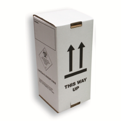 Doos UN2814 voor groene DG container (800ml) Wit